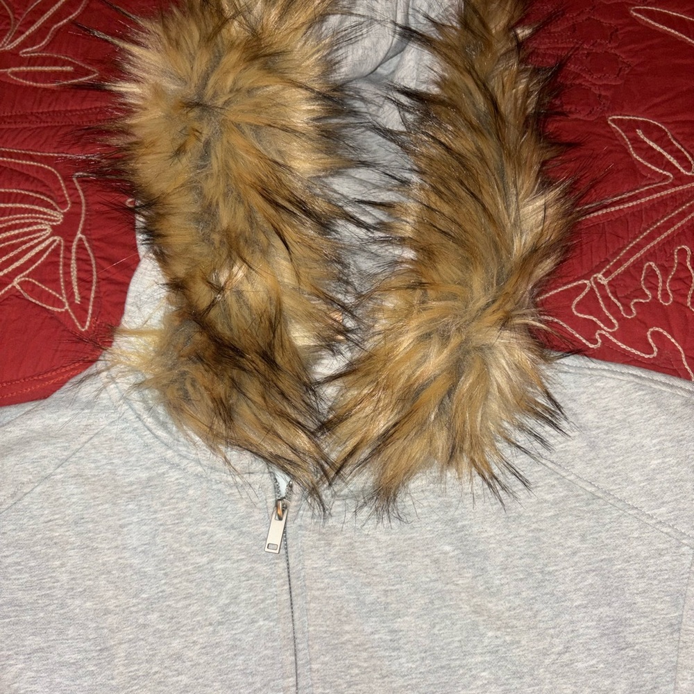 Aelfric Eden Fur Trimmed Jacket NWOT SZ S - Picture 2 of 5